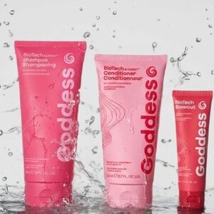 Goddess Pink BioTech Blowout Shampoo & Conditioner Trio
